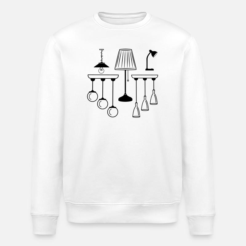 Collection de lampes et d’éclairage - Sweat bio ROLLER Stanley/Stella Unisexe - blanc