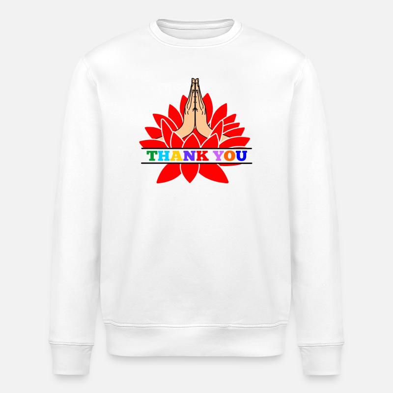 Merci namaste - Sweat bio ROLLER Stanley/Stella Unisexe - blanc