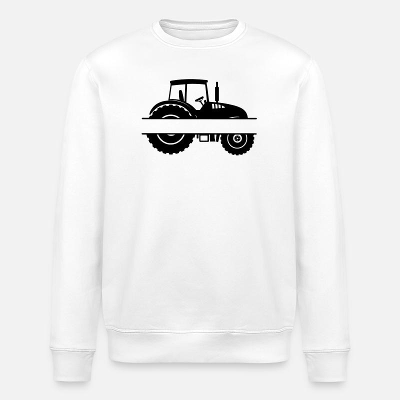 Ackerschlepper-Emblem - Stanley/Stella Unisex Bio-Sweatshirt ROLLER - Weiß