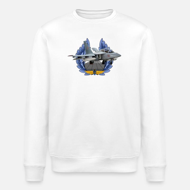 Yak-130 - Sweat bio ROLLER Stanley/Stella Unisexe - blanc