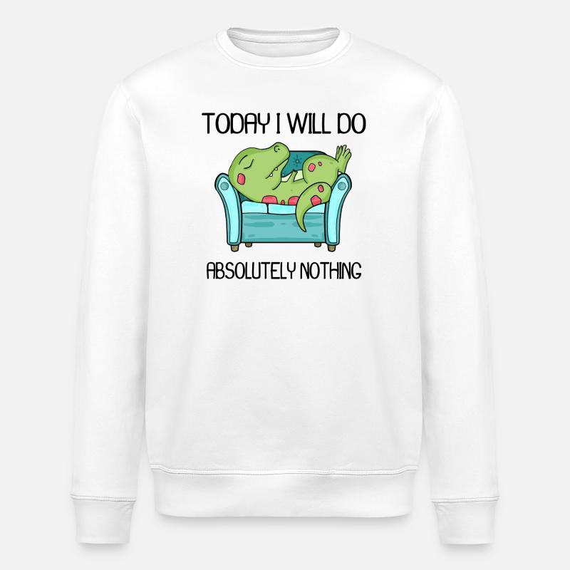 Funny saying, funny sayings - Stanley/Stella ROLLER Unisex Organic Sweatshirt - white