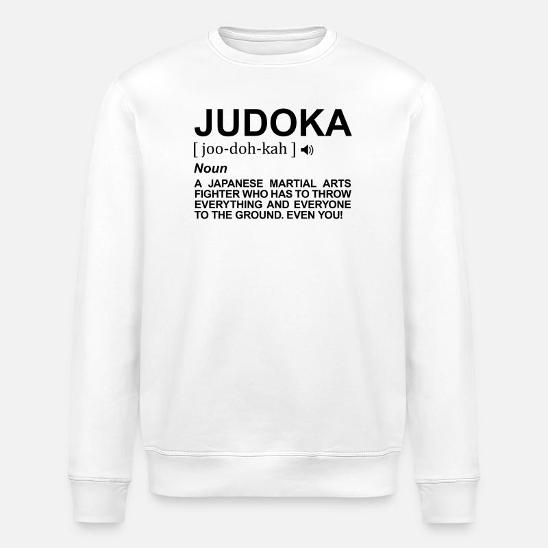 Judoka Definition - Stanley/Stella Unisex Bio-Sweatshirt ROLLER - Weiß