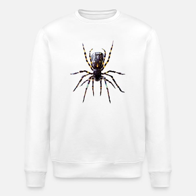 Vogelspinne Spinne Rotknie-Vogelspinne - Stanley/Stella Unisex Bio-Sweatshirt ROLLER - Weiß