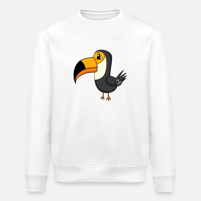 Toucans Bird Birds Motif - Sweat bio ROLLER Stanley/Stella Unisexe - blanc