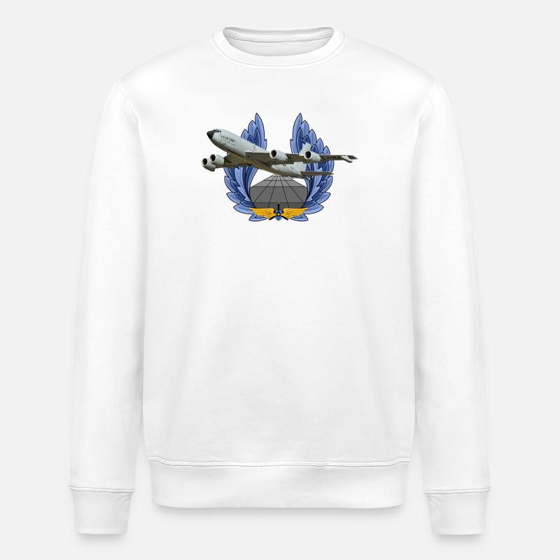 KC-135 - Stanley/Stella Unisex Bio-Sweatshirt ROLLER - Weiß