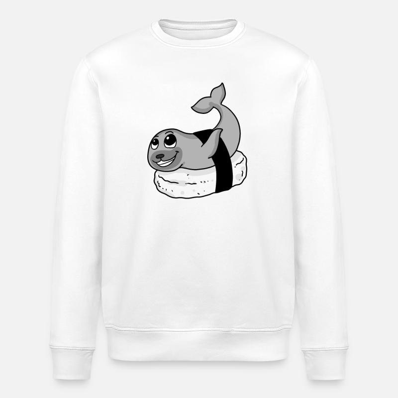 Sushi - Sweat bio ROLLER Stanley/Stella Unisexe - blanc