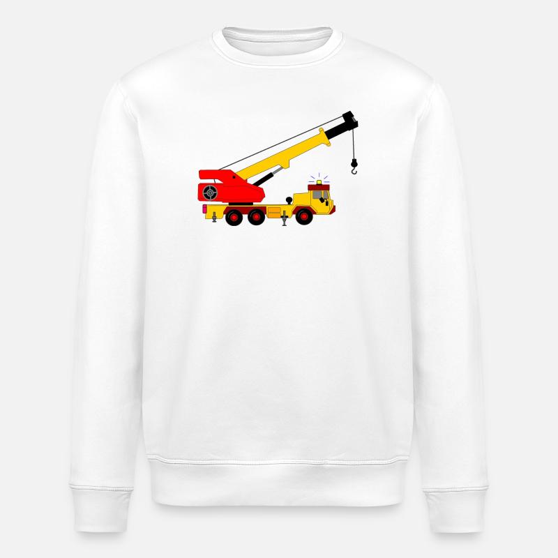 Farbe des Kranwagens - Stanley/Stella Unisex Bio-Sweatshirt ROLLER - Weiß