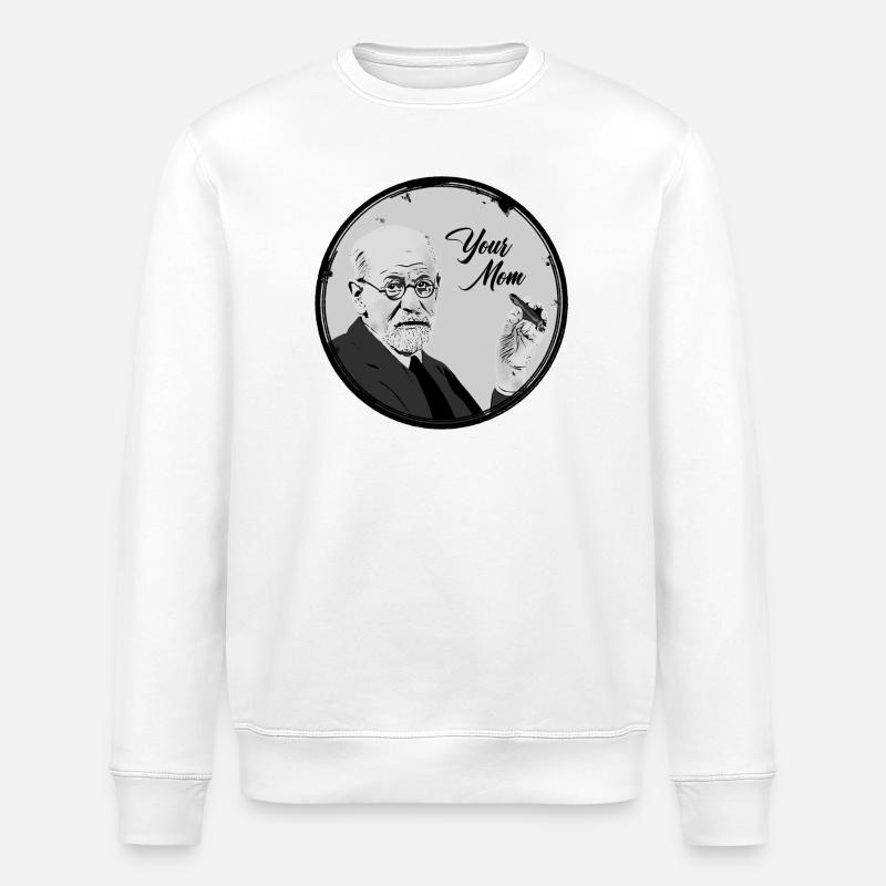 Your Mom Freud - Stanley/Stella Unisex Bio-Sweatshirt ROLLER - Weiß