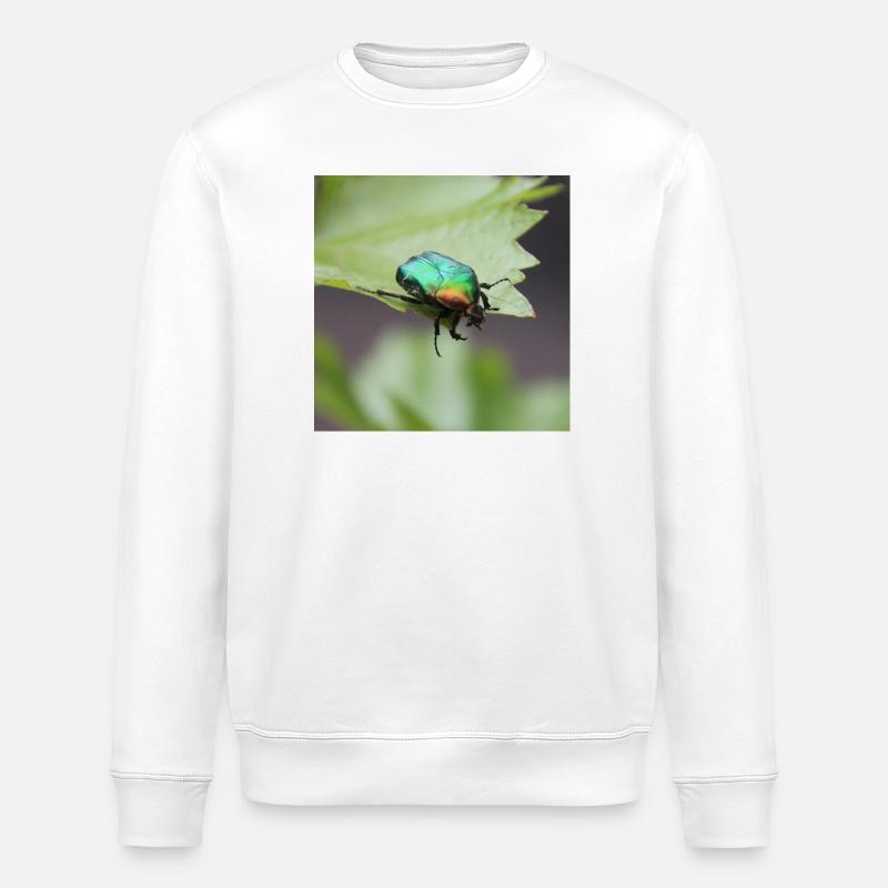 Cétoine dorée - Sweat bio ROLLER Stanley/Stella Unisexe - blanc