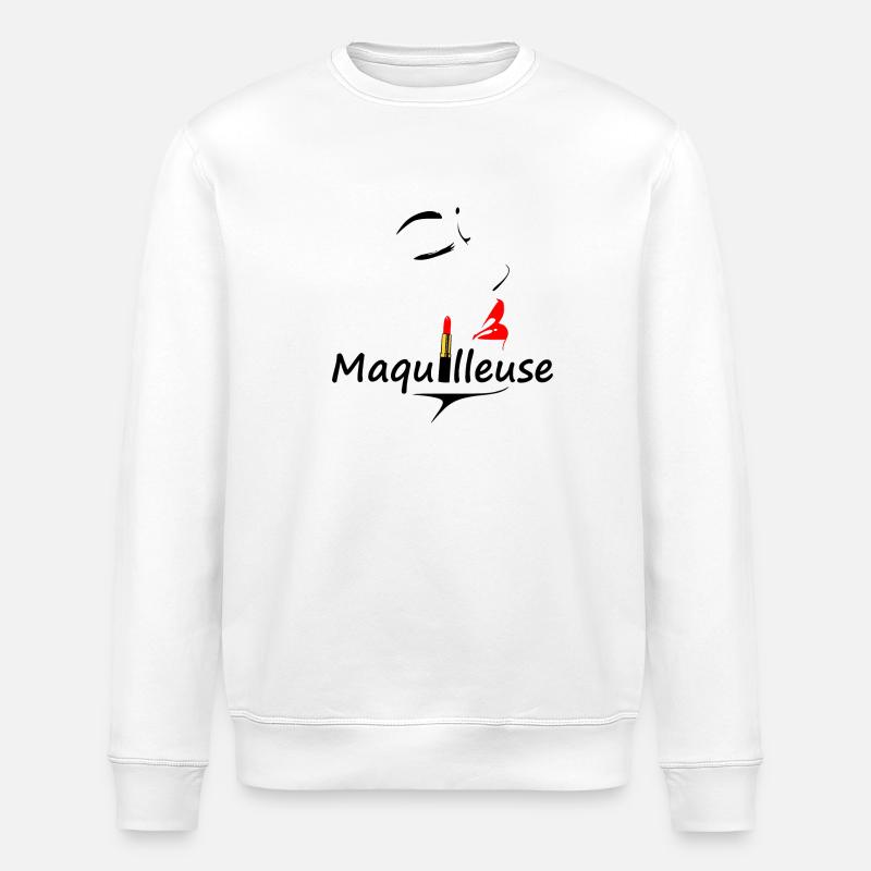 Maquilleuse - Sweat bio ROLLER Stanley/Stella Unisexe - blanc