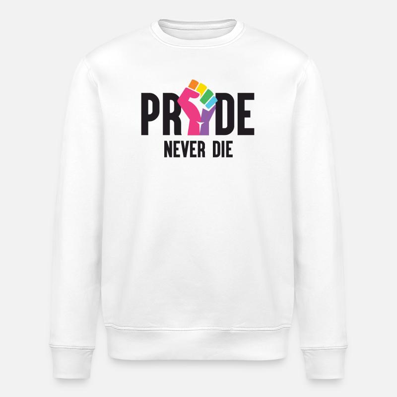 Pride Month LGBT - Pride Never Die - Stanley/Stella Unisex Bio-Sweatshirt ROLLER - Weiß