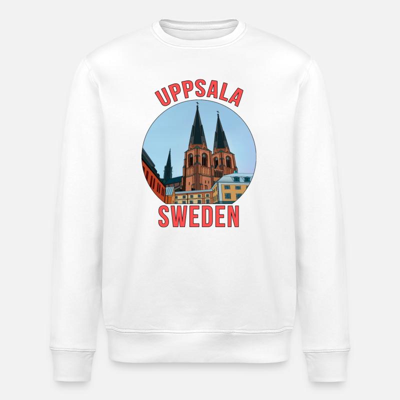 Uppsala Suède - Sweat bio ROLLER Stanley/Stella Unisexe - blanc