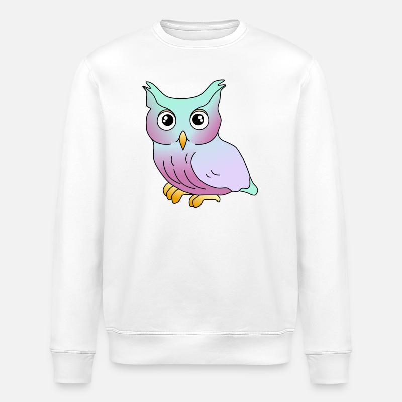 Hibou - Sweat bio ROLLER Stanley/Stella Unisexe - blanc