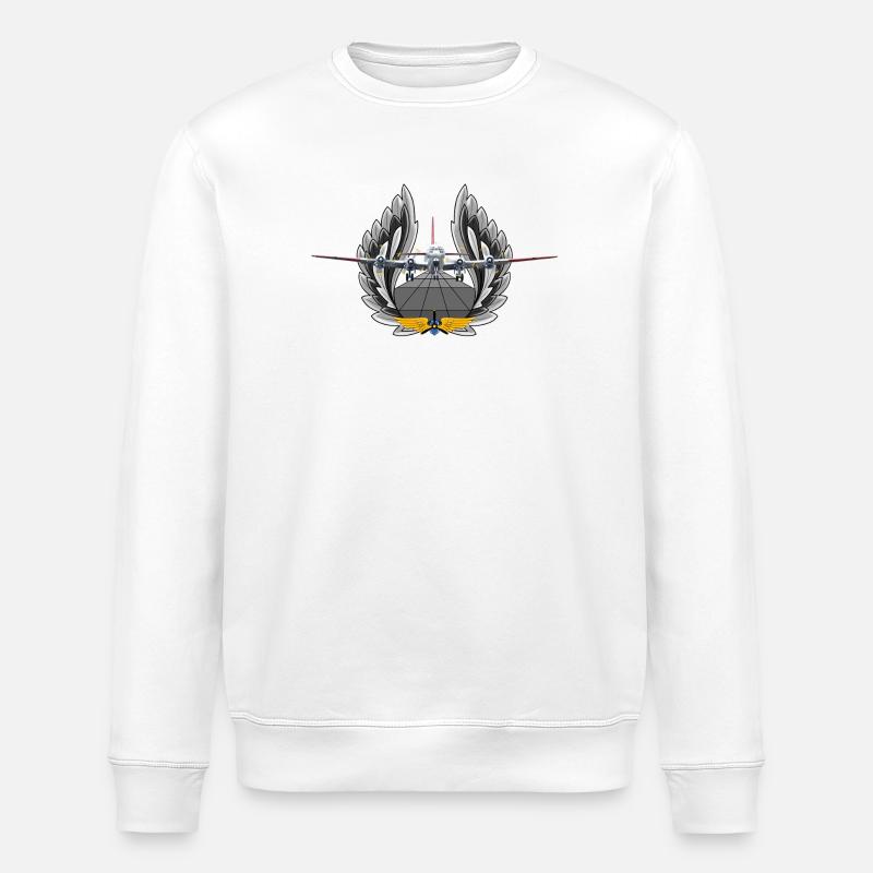C-97 Stratofreighter - Stanley/Stella Unisex Bio-Sweatshirt ROLLER - Weiß