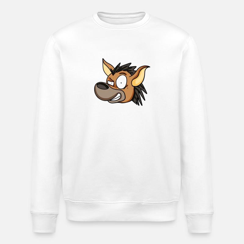 Hyena - Stanley/Stella ROLLER Unisex Organic Sweatshirt - white