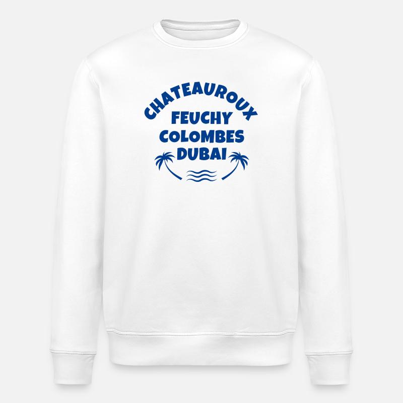 Feuchy, Erdöl, Châteauroux - Stanley/Stella Unisex Bio-Sweatshirt ROLLER - Weiß