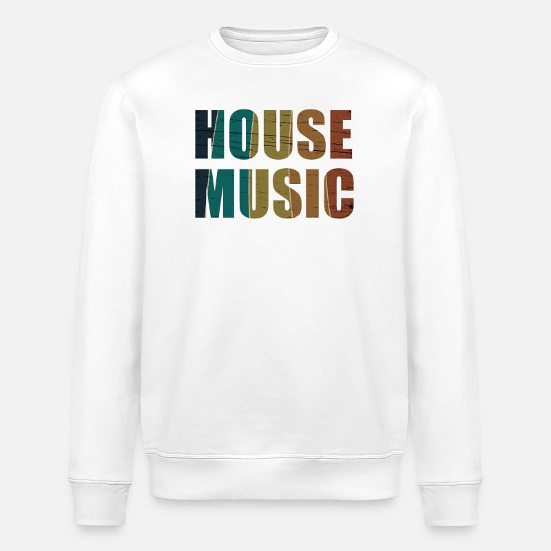 House - Stanley/Stella Unisex Bio-Sweatshirt ROLLER - Weiß