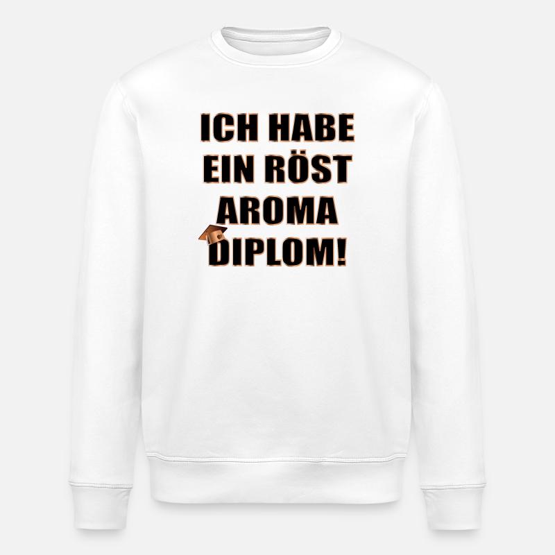 Grill Diplom Abschluss - Stanley/Stella Unisex Bio-Sweatshirt ROLLER - Weiß