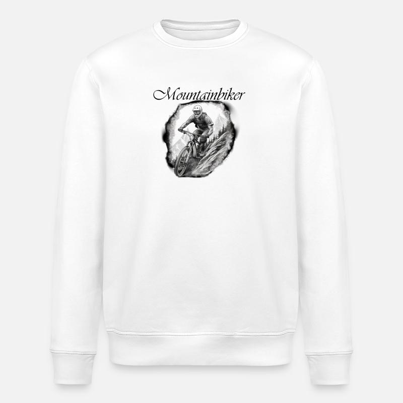Mountainbiker - Stanley/Stella Unisex Bio-Sweatshirt ROLLER - Weiß