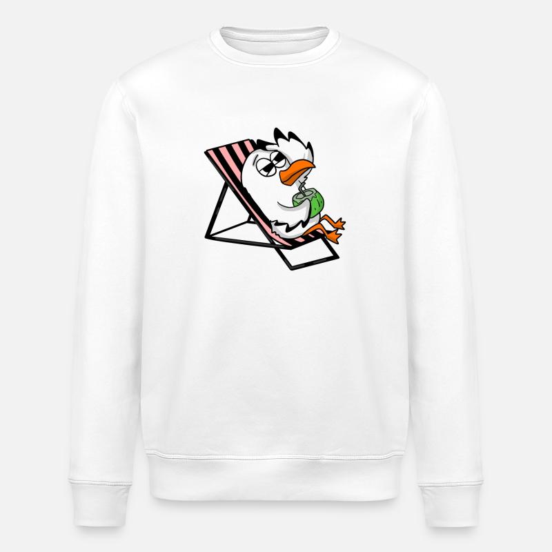 Möwe - Stanley/Stella Unisex Bio-Sweatshirt ROLLER - Weiß