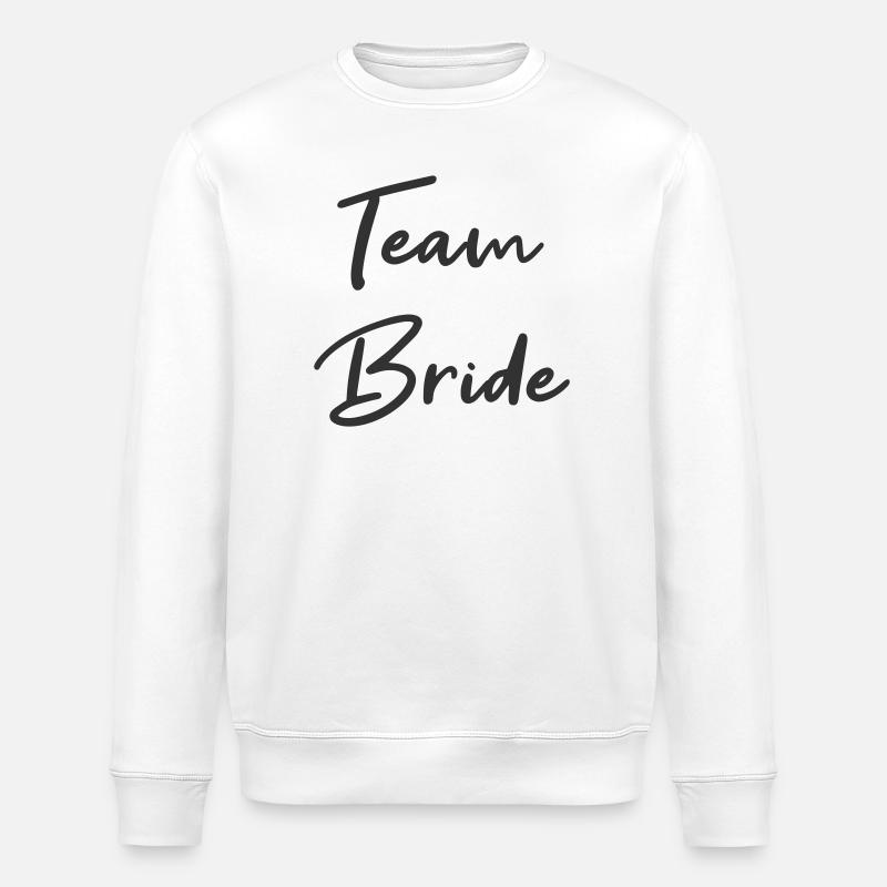 Team Bride - Stanley/Stella Unisex Bio-Sweatshirt ROLLER - Weiß