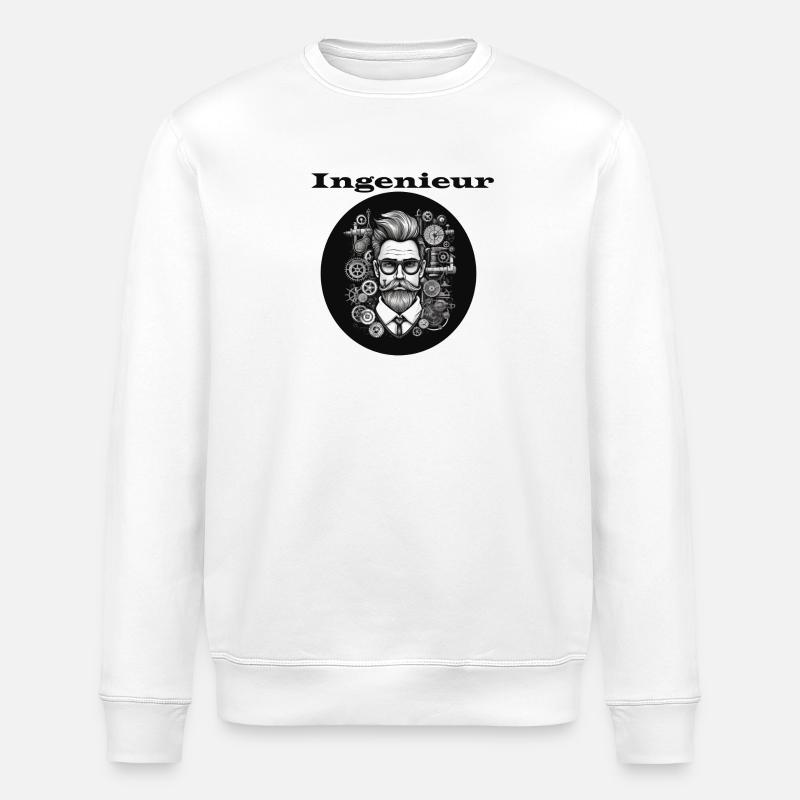 Ingenieur - Stanley/Stella Unisex Bio-Sweatshirt ROLLER - Weiß