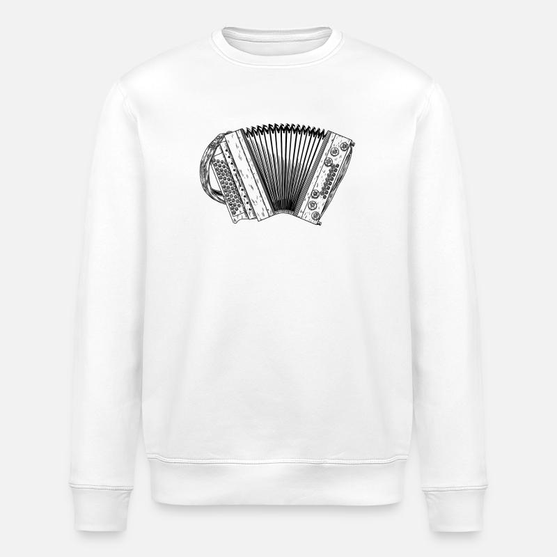 Ziach - Styrian Harmonica - Squeezebox | ZiachON - Stanley/Stella ROLLER Unisex Organic Sweatshirt - white