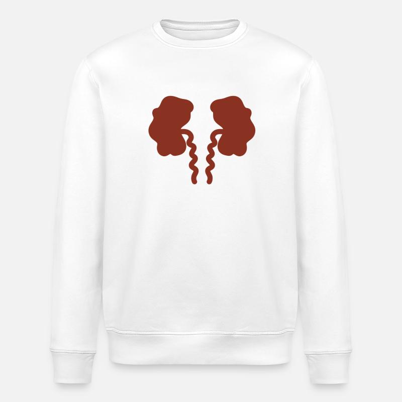 Kidney failure kidney failure - Stanley/Stella ROLLER Unisex Organic Sweatshirt - white