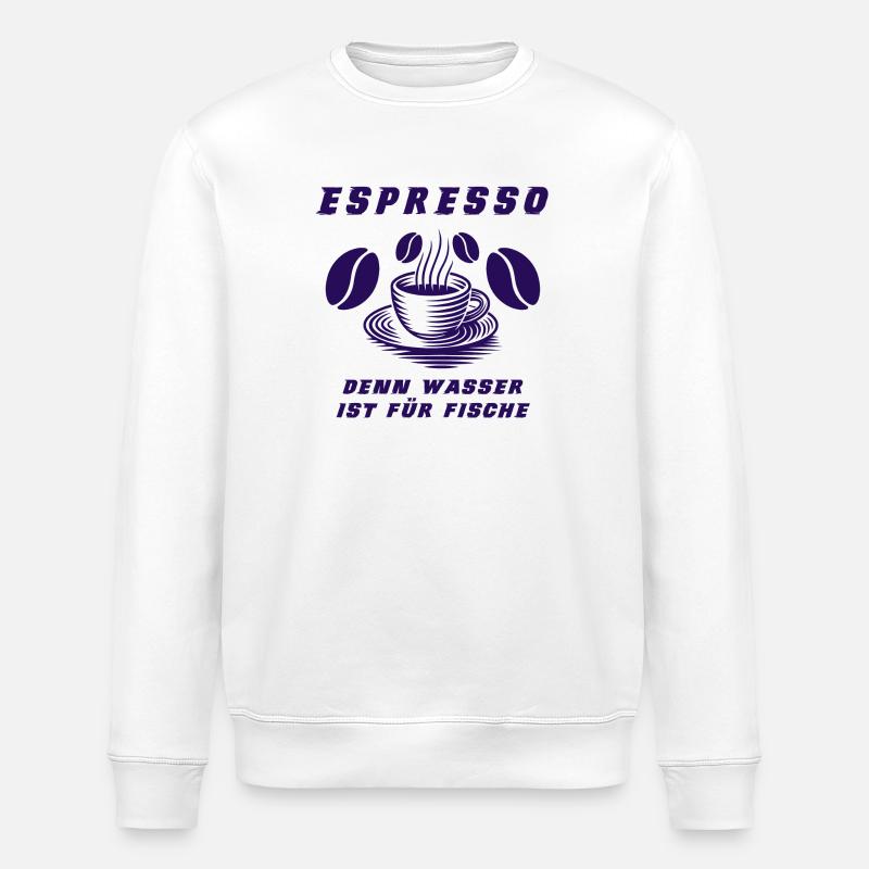 Espresso Design - Stanley/Stella Unisex Bio-Sweatshirt ROLLER - Weiß