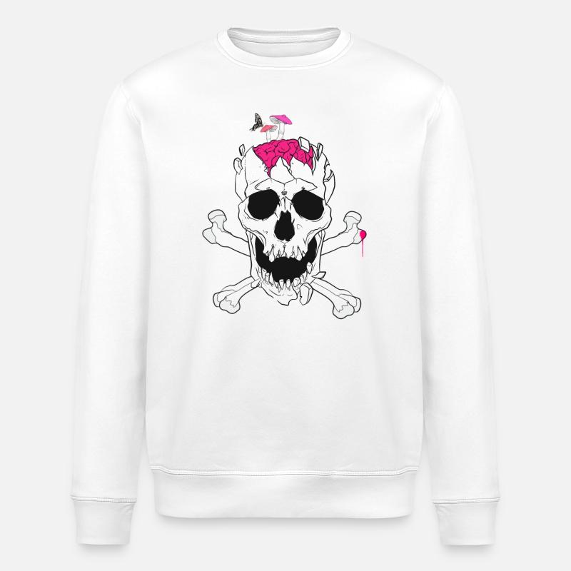 Frühjahrslorchel - Stanley/Stella Unisex Bio-Sweatshirt ROLLER - Weiß