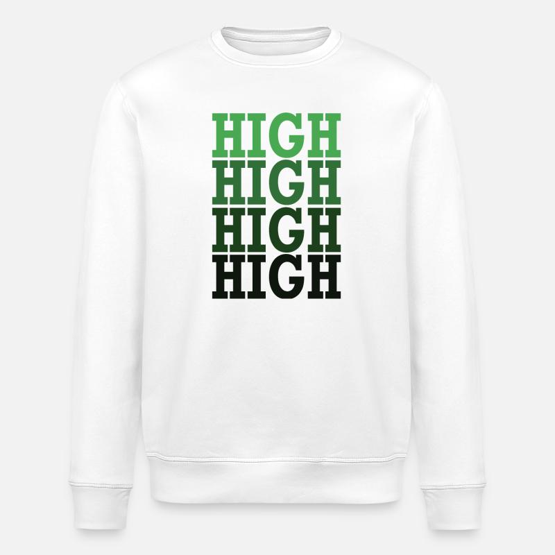 High - Stanley/Stella ROLLER Unisex Organic Sweatshirt - white