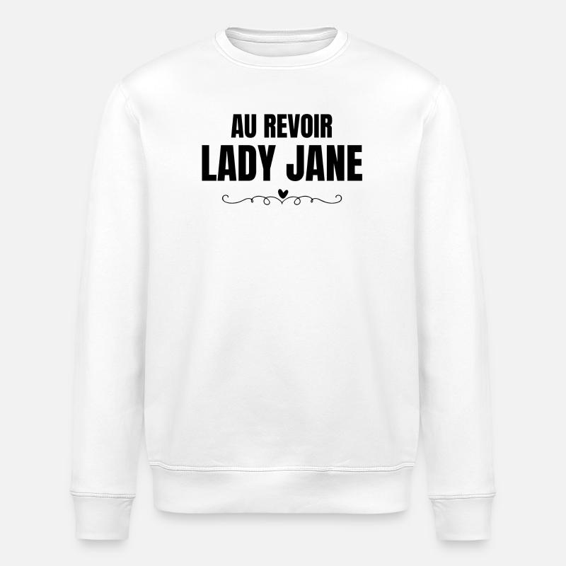 Jane Birkin, JANE BIRKIN, Birkin - Sweat bio ROLLER Stanley/Stella Unisexe - blanc