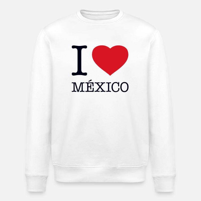 J’AIME LE MEXIQUE Mexiko - Sweat bio ROLLER Stanley/Stella Unisexe - blanc