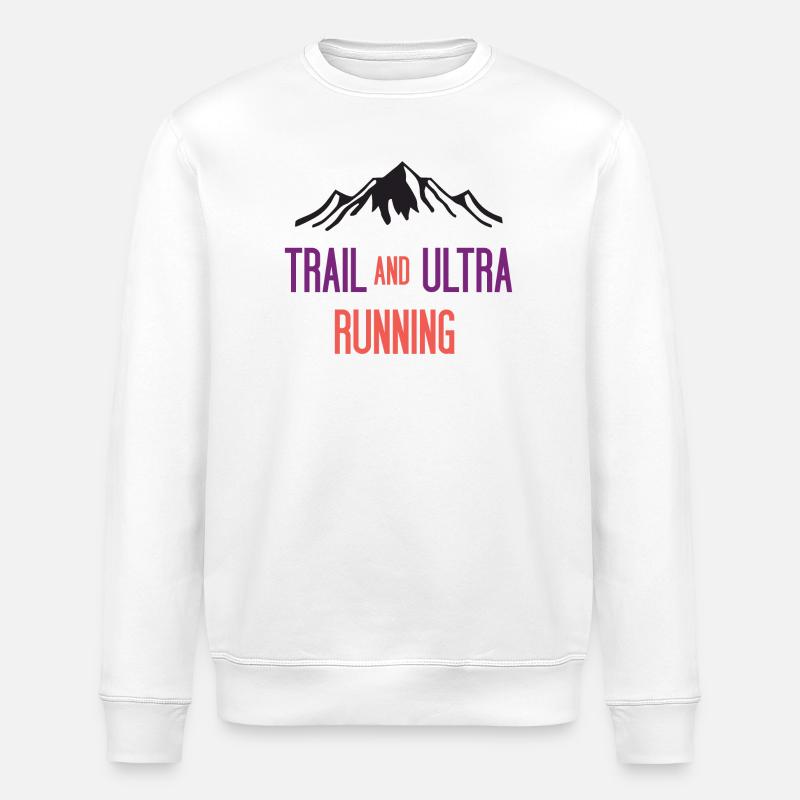 Trail et Ultra Running - Sweat bio ROLLER Stanley/Stella Unisexe - blanc