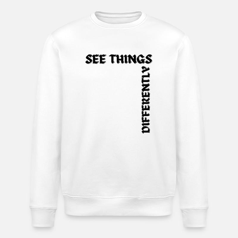 See things differently - Stanley/Stella Unisex Bio-Sweatshirt ROLLER - Weiß