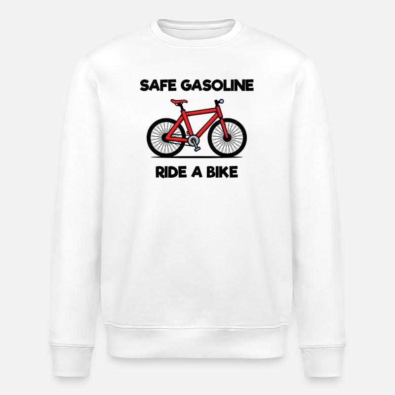 Sustainability Eco-friendly Environmental Statement - Stanley/Stella ROLLER Unisex Organic Sweatshirt - white