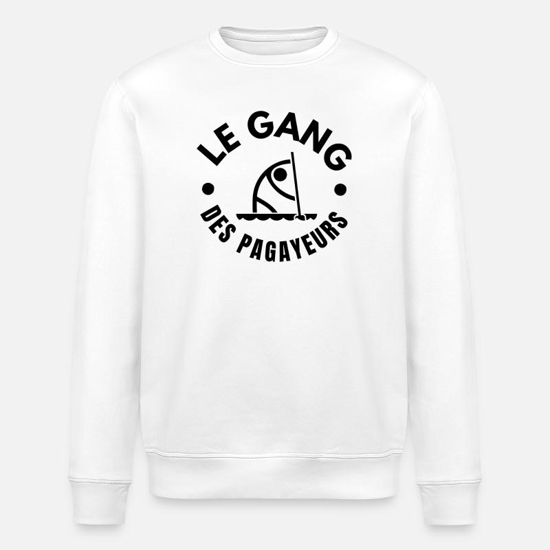 paddle, fan de paddle, pagayer, SUP - Sweat bio ROLLER Stanley/Stella Unisexe - blanc