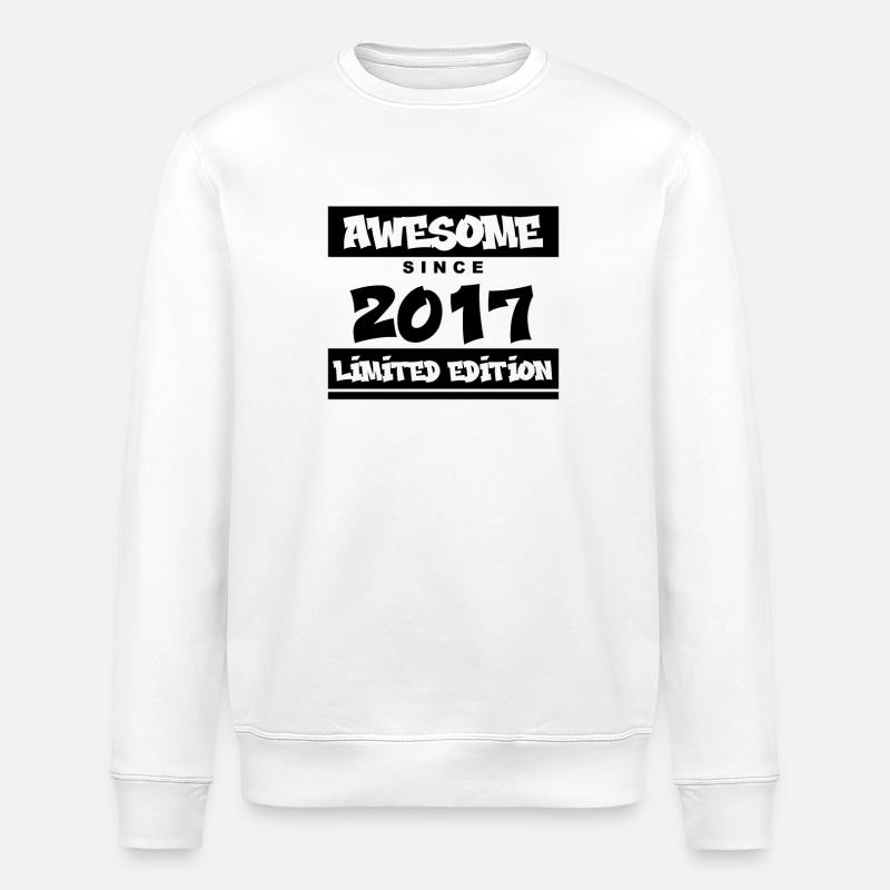 2017 - Millésime 2017 - Fantastique depuis 2017 - Sweat bio ROLLER Stanley/Stella Unisexe - blanc