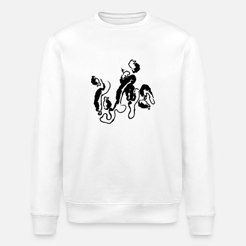 Cool symbol - timeless Design - Stanley/Stella Unisex Bio-Sweatshirt ROLLER - Weiß