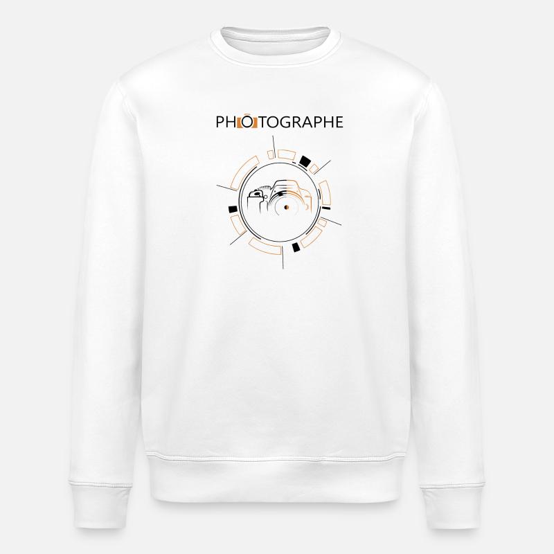 Photographe - Sweat bio ROLLER Stanley/Stella Unisexe - blanc