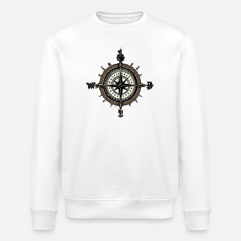 Kompass - Stanley/Stella Unisex Bio-Sweatshirt ROLLER - Weiß