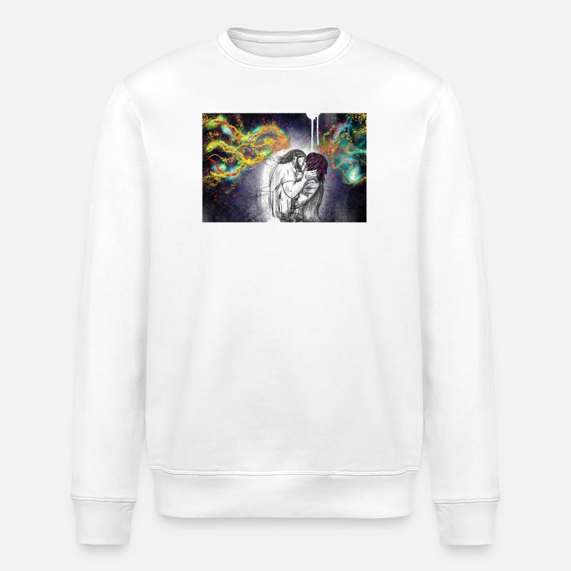 First kiss - Stanley/Stella Unisex Bio-Sweatshirt ROLLER - Weiß