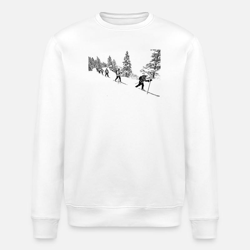 SKI - Stanley/Stella Unisex Bio-Sweatshirt ROLLER - Weiß