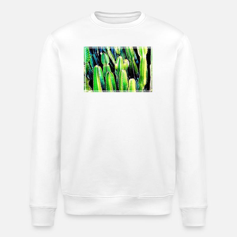 cactus - Sweat bio ROLLER Stanley/Stella Unisexe - blanc