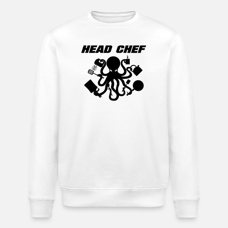 Head Chef - Stanley/Stella Unisex Bio-Sweatshirt ROLLER - Weiß