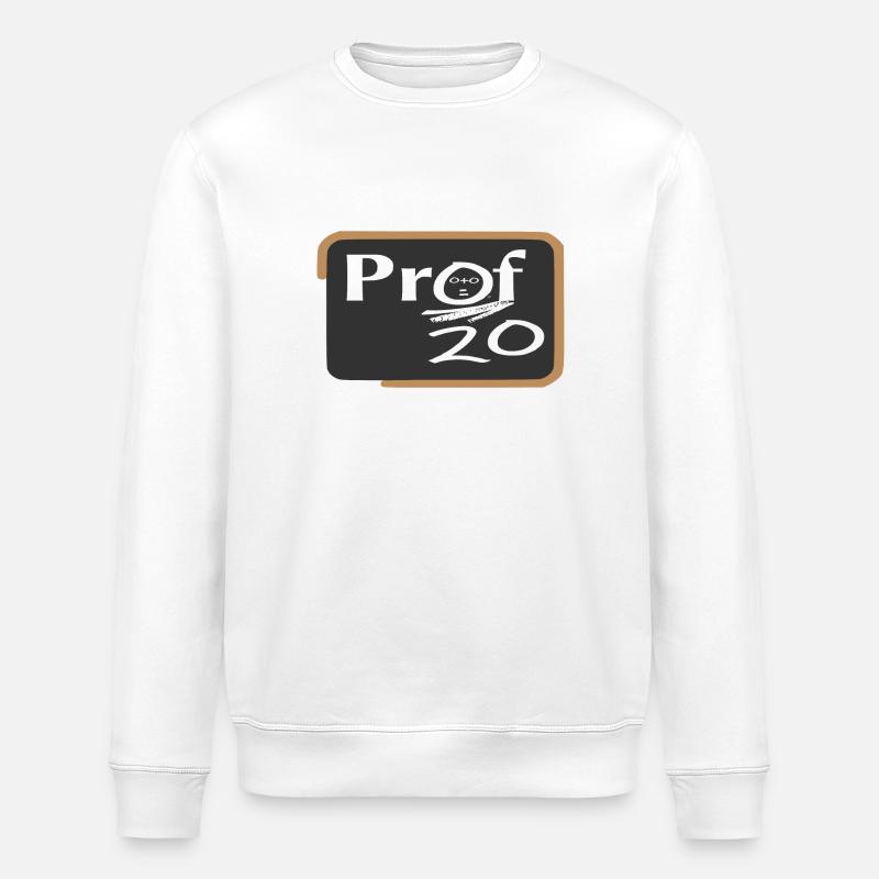 Professeur - Sweat bio ROLLER Stanley/Stella Unisexe - blanc