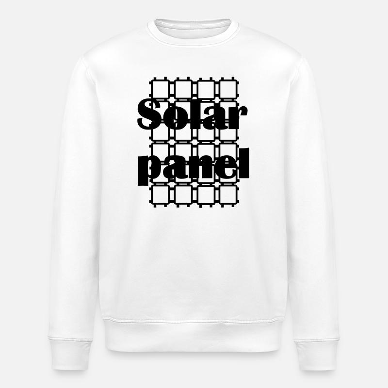 solar panel SOLAR PANEL - Stanley/Stella ROLLER Unisex Organic Sweatshirt - white