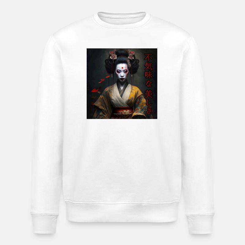 Furchterregende Schönheit 01 - Stanley/Stella Unisex Bio-Sweatshirt ROLLER - Weiß