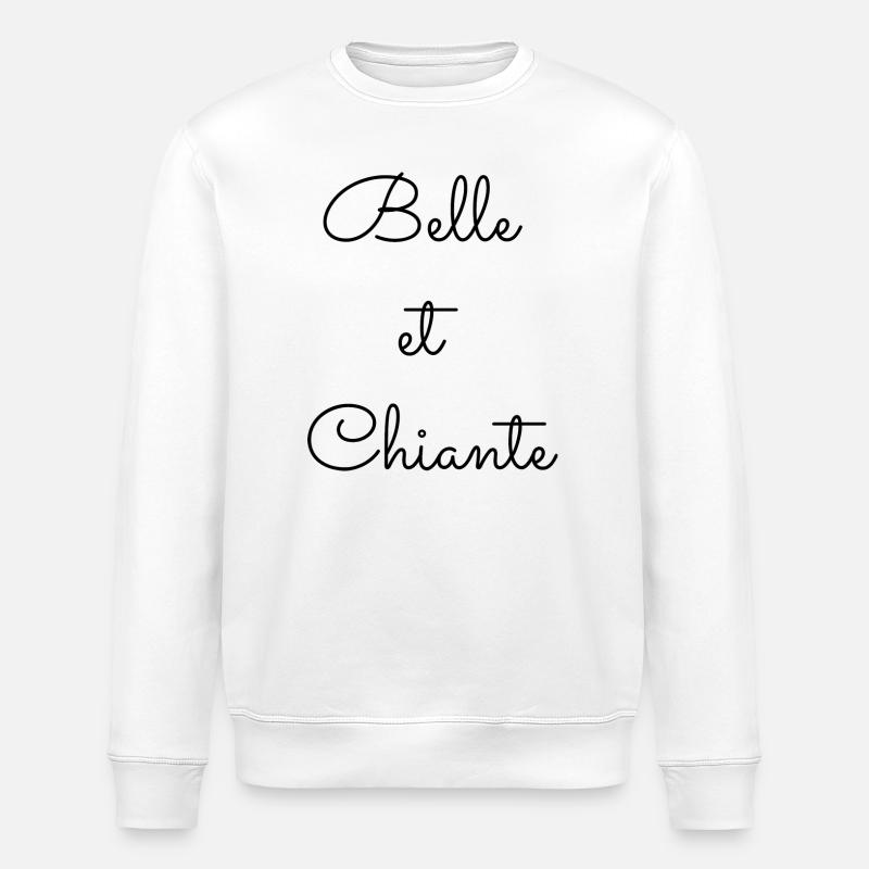 Belle et chiante - Sweat bio ROLLER Stanley/Stella Unisexe - blanc