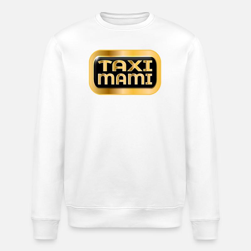 MÈRE CHAUFFEUR - MAMAN TAXI - Sweat bio ROLLER Stanley/Stella Unisexe - blanc